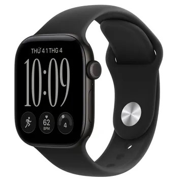 Apple Watch Series 12 5G 42mm Viền Nhôm - Dây Cao Su - Chính hãng VN/A Đen