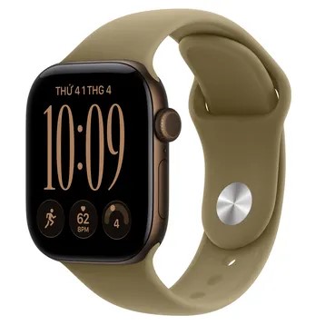 Apple Watch Series 12 GPS 42mm Viền Nhôm - Dây Cao Su - Chính hãng VN/A Vàng Đồng