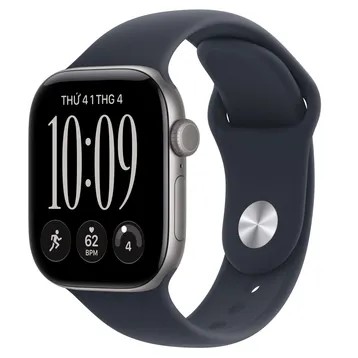Apple Watch Series 12 GPS 46mm Viền Nhôm - Dây Cao Su - Chính hãng VN/A Xám