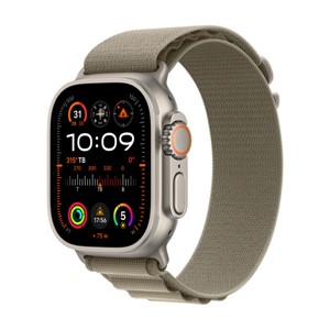 Apple Watch Ultra 2 2024 LTE 49mm Vỏ Titan - Dây Alpine Loop - Chính Hãng VN/A Dây xanh Olive