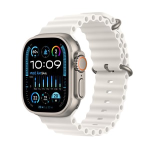 Apple Watch Ultra 2 2024 LTE 49mm Vỏ Titan - Dây Ocean Band - Chính Hãng VN/A Dây trắng
