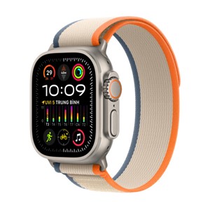 Apple Watch Ultra 2 2024 LTE 49mm Vỏ Titan - Dây Trail Loop - Chính Hãng VN/A Dây cam