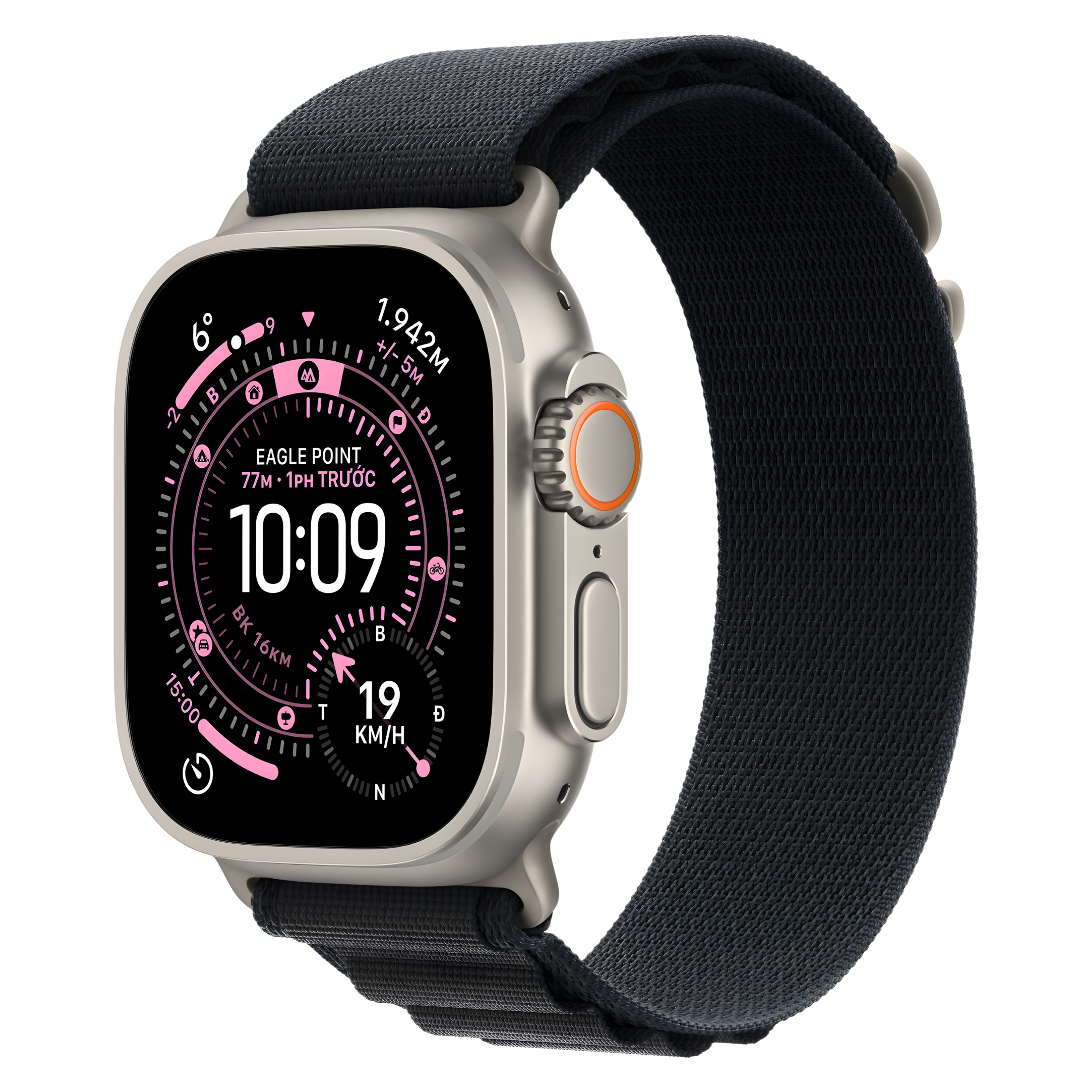 Apple Watch Ultra 3 LTE 49mm Vỏ Titan Tự Nhiên - Dây quấn Alpine - Chính Hãng VN/A