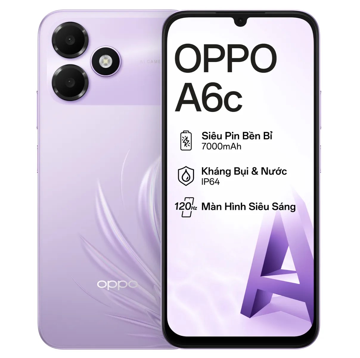 OPPO A6C 4GB 128GB Tím
